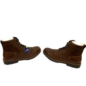 Sonoma Men's Combat Boots  'Coltonn' Brown 11.5 ‎   NWT